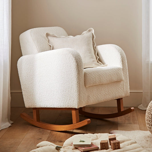 Etta Nursing Chair - Bouclé Off White