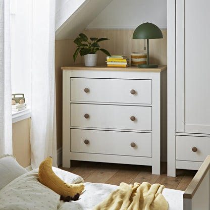 Luna Dresser Changer - White & Oak