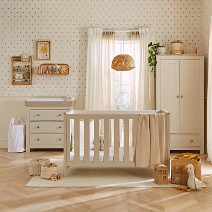 Clara 3 Piece Nursery Furniture Set - Cashmere & Ash
