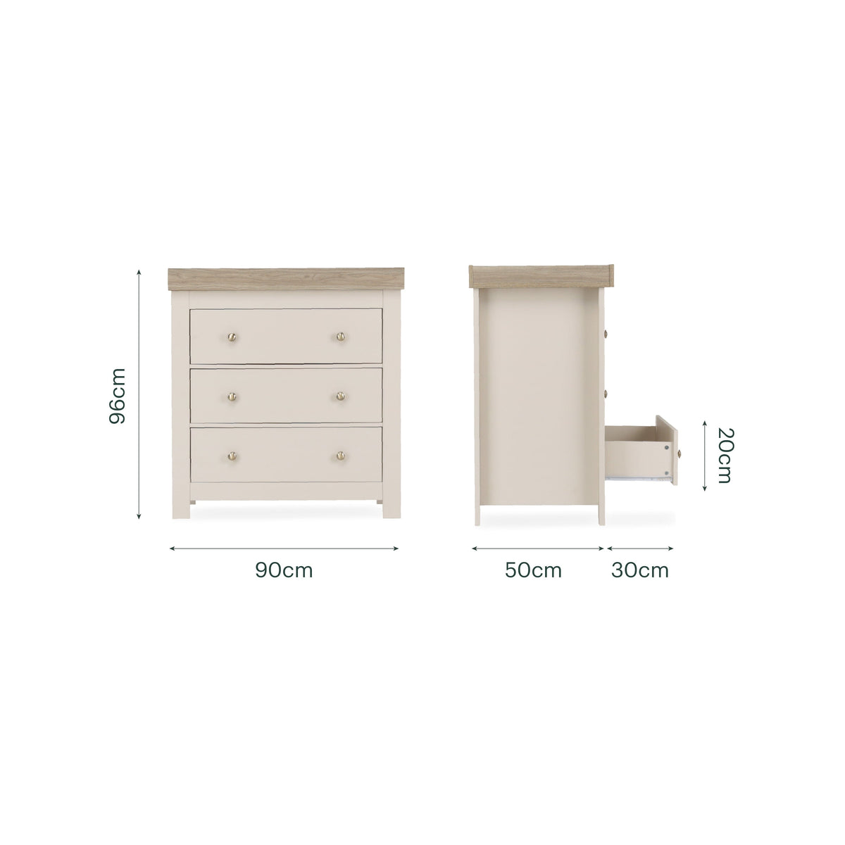 Luna Dresser Changer - Cashmere & Ash