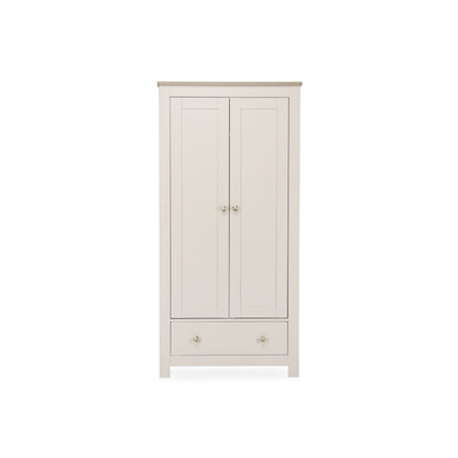 Luna 2 Door Double Wardrobe - Cashmere & Ash