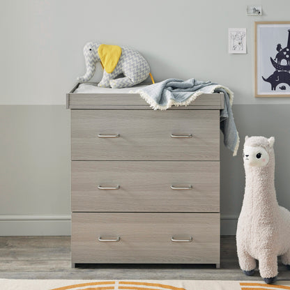 Caro 2 Piece Nursery Furniture Set - Grey Wash