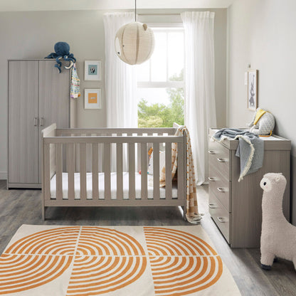 Caro 3 Piece Nursery Furniture Set - Grey Wash