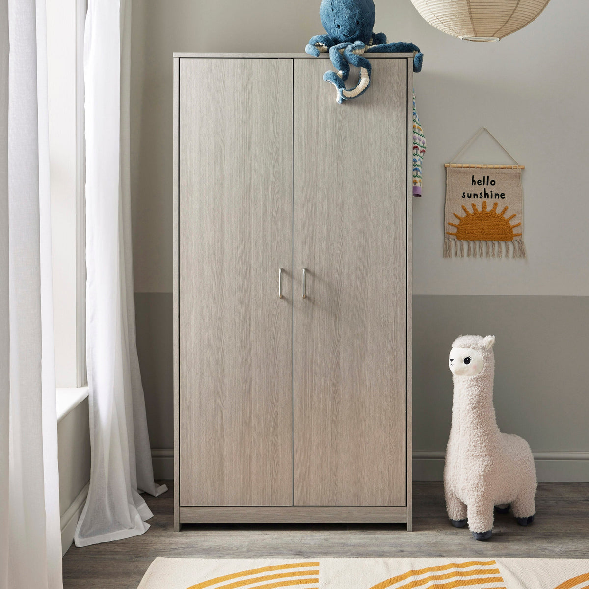Caro 3 Piece Nursery Furniture Set - Grey Wash