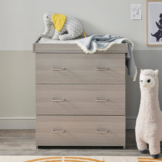 Caro Nursery Chest Changer - Grey Wash