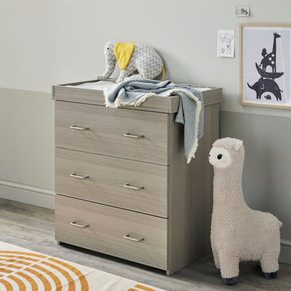 Caro Nursery Chest Changer - Grey Wash