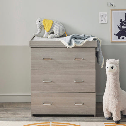 Caro Mini 2 Piece Nursery Furniture Set - Grey Wash
