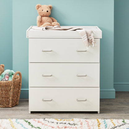 Caro Mini 2 Piece Nursery Furniture Set - White Wash