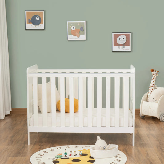 Caro Urban Mini Cot Bed - White