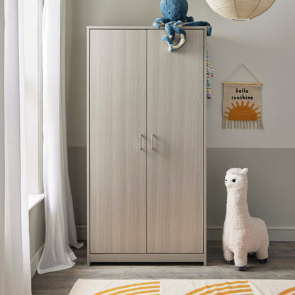 Caro Nursery Wardrobe - Grey Wash
