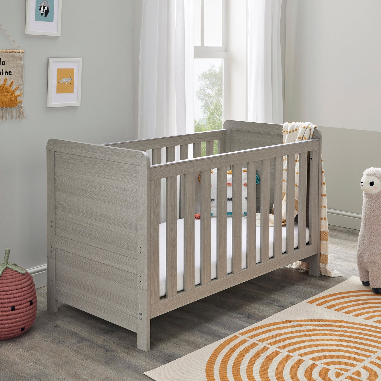 Caro Cot Bed - Grey Wash