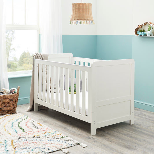 Caro Cot Bed - White Wash