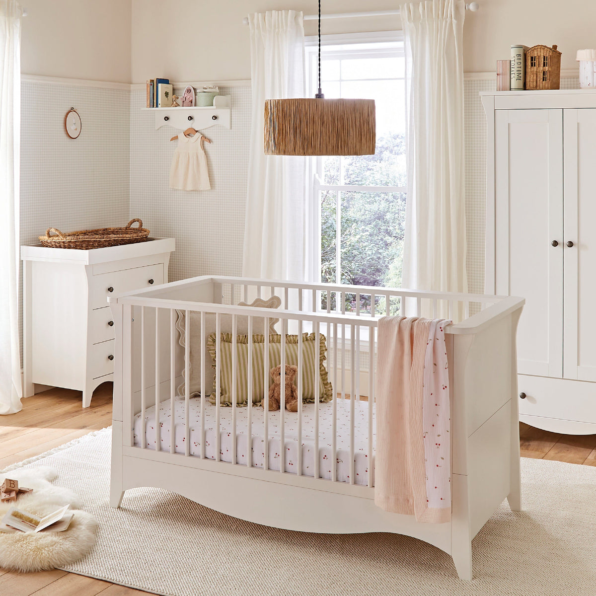 Clara Cot Bed - White