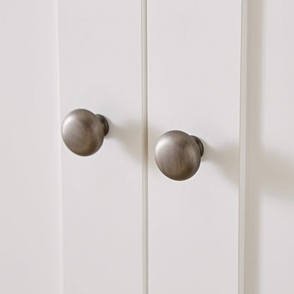 Clara 2 Door Double Wardrobe - White