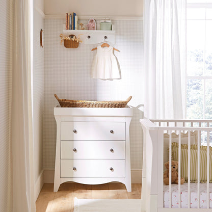 Clara 3 Drawer Dresser Changer - White