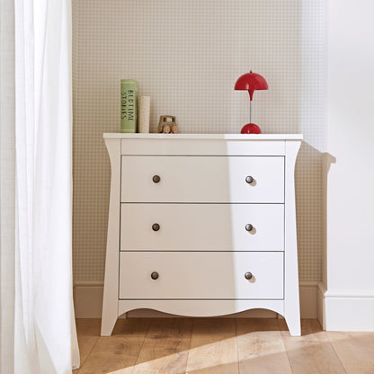 Clara 3 Drawer Dresser Changer - White