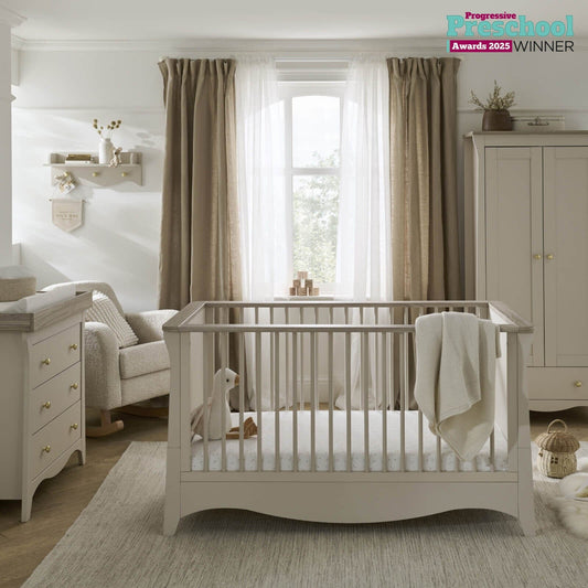 Clara 3 Piece Nursery Furniture Set - Cashmere & Ash