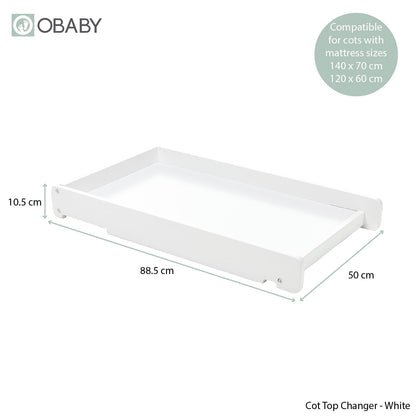 Obaby Cot Top Changer - White (4)