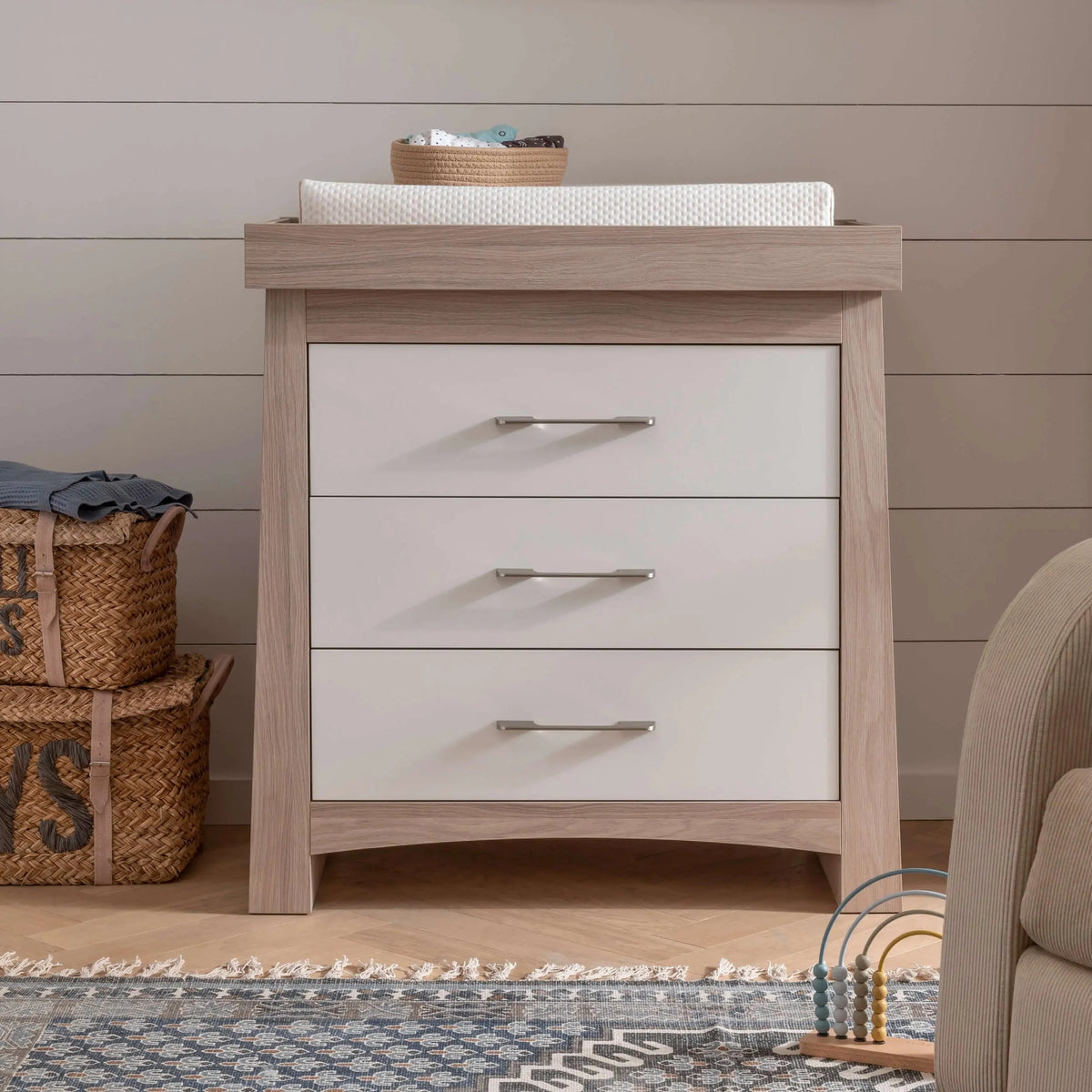 Lana Dresser Changer - Ash & White