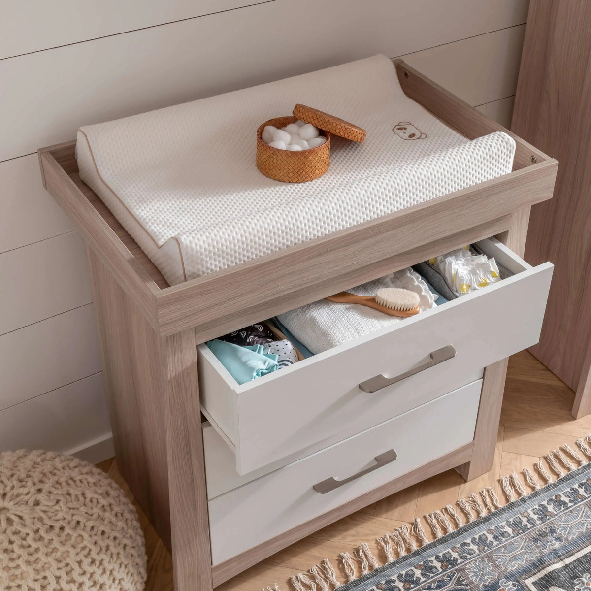 Lana Dresser Changer - Ash & White