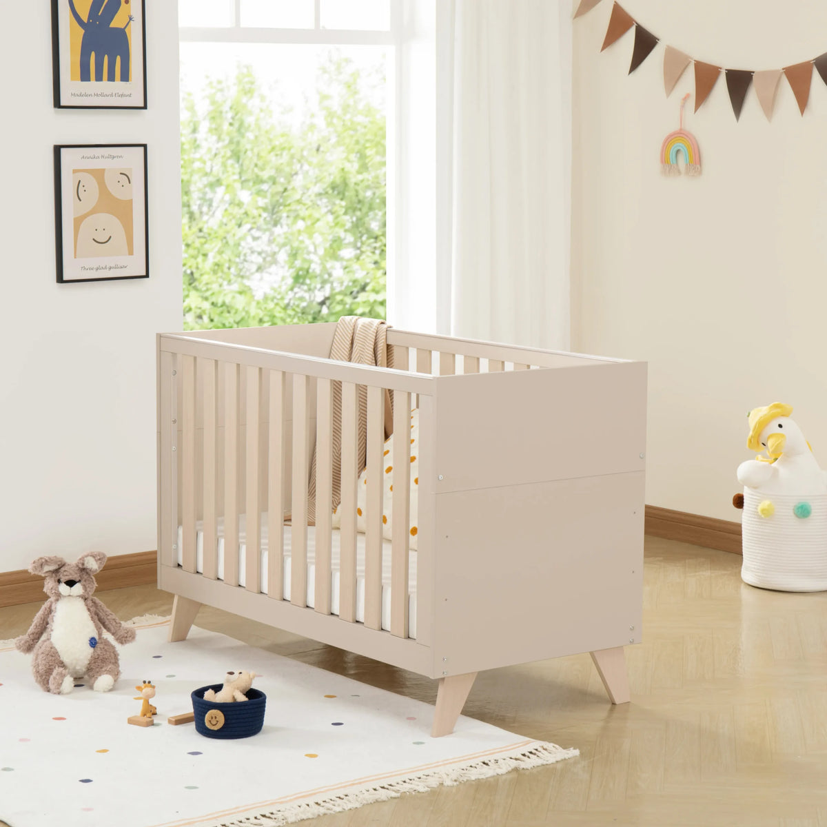Dante Mini 2 Piece Nursery Room Set - Cashmere