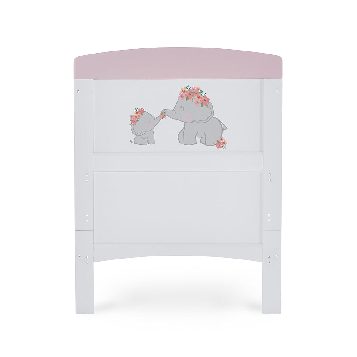 Grace Inspire Cot Bed & Underdrawer - Me & Mini Me Elephants - Pink (5)