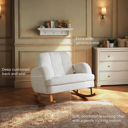 Etta Cuddle Chair - Bouclé Off White