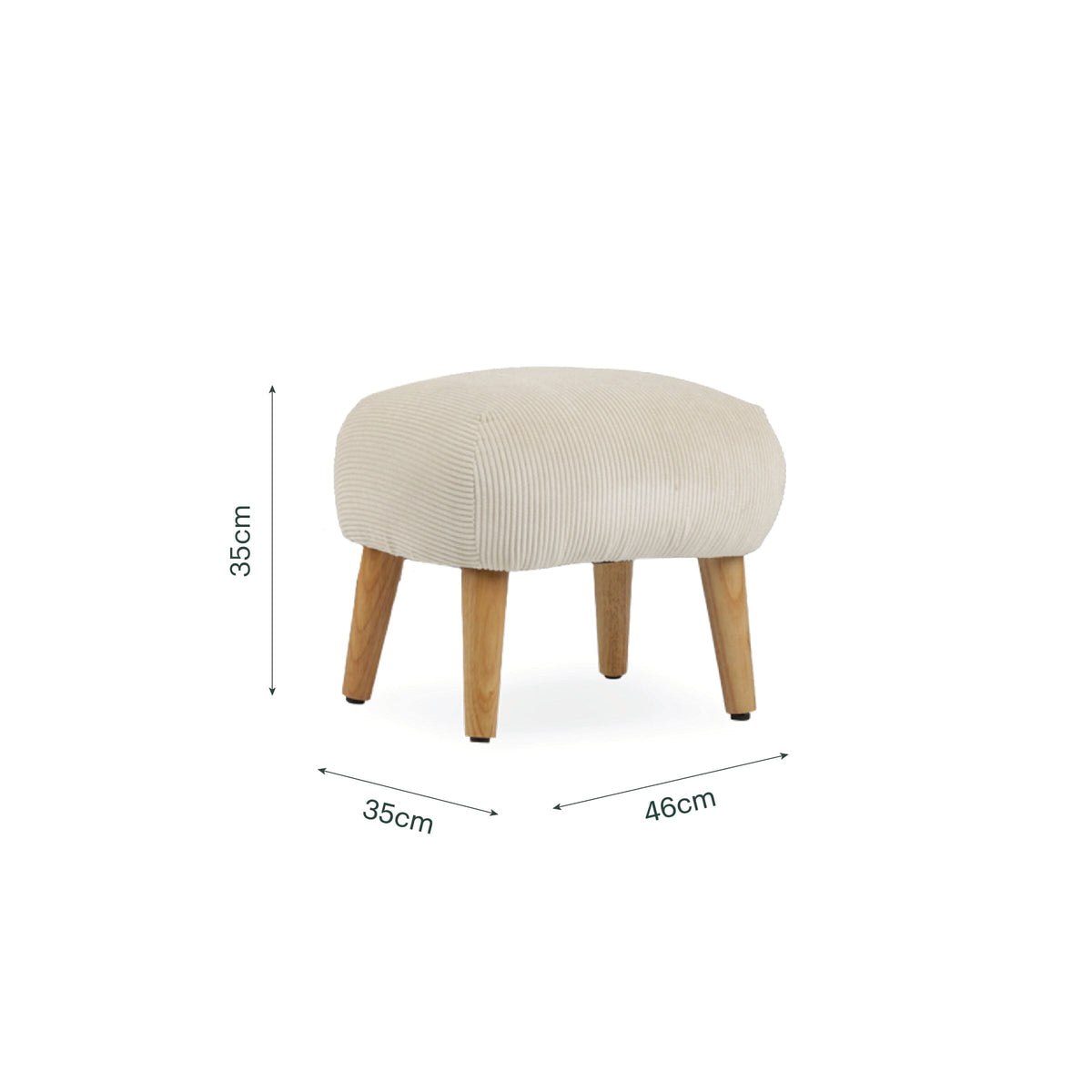 Etta Footstool - Sand