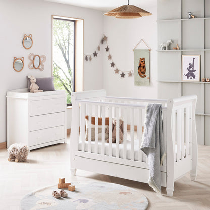 Eva 2 Piece Nursery Furniture Set - White