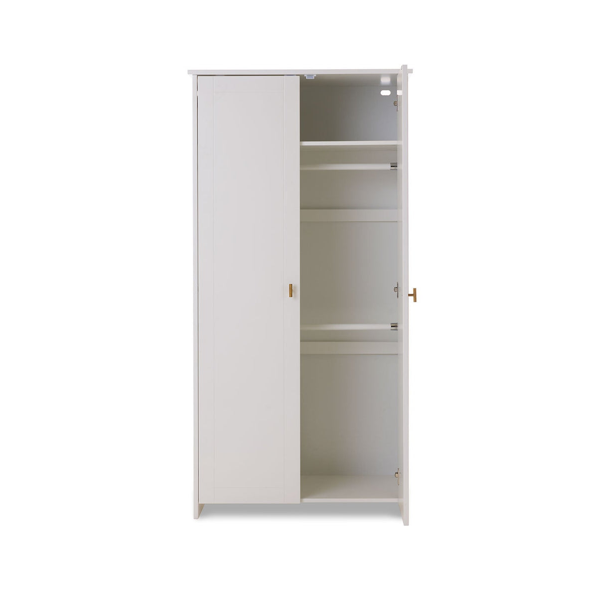 Evie Double Wardrobe - White (4)