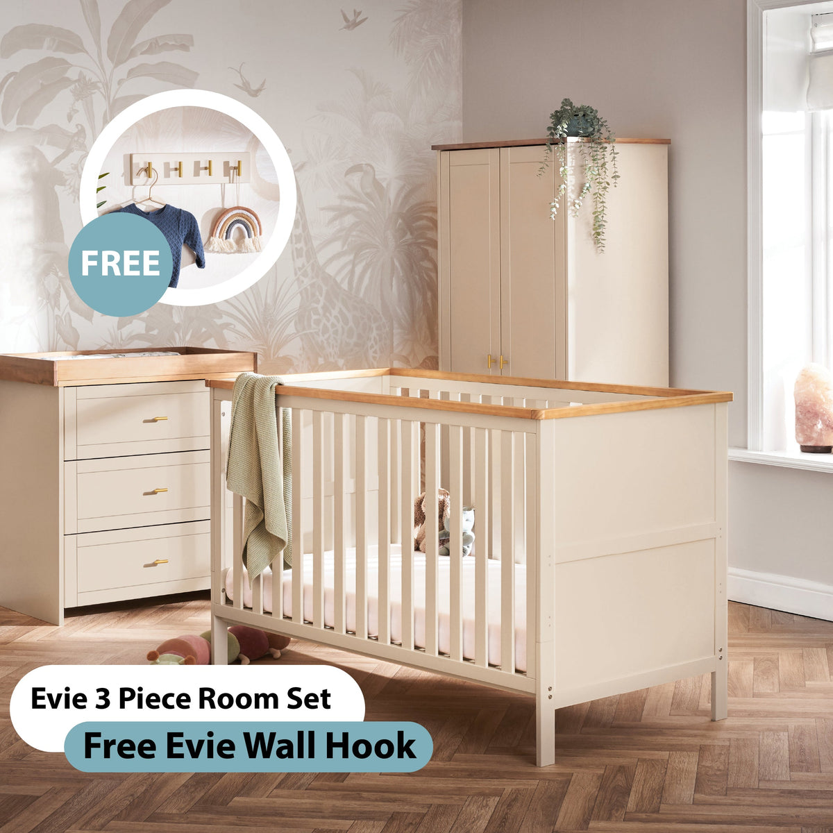 Evie 3 Piece Room Set - Cashmere