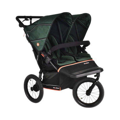 Out n About Nipper Double V6 Plus Pushchair - Sycamore Green
