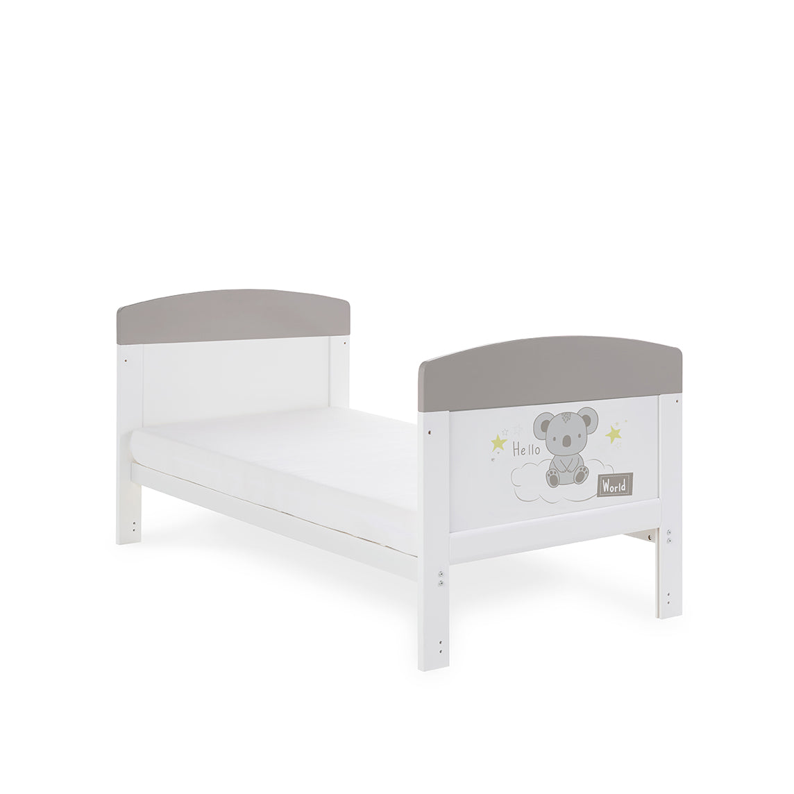 Grace Inspire Cot Bed & Underdrawer - Hello World Koala - Grey (4)