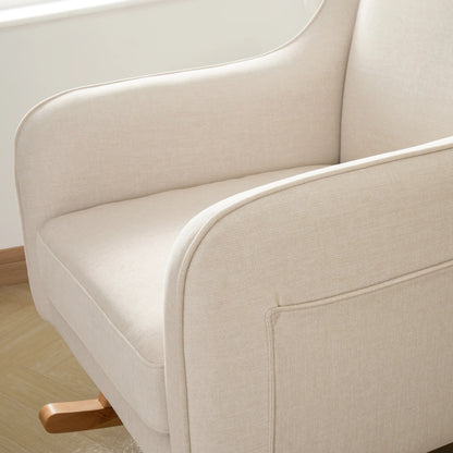 Ida Nursing Chair with Footstool – Ivory