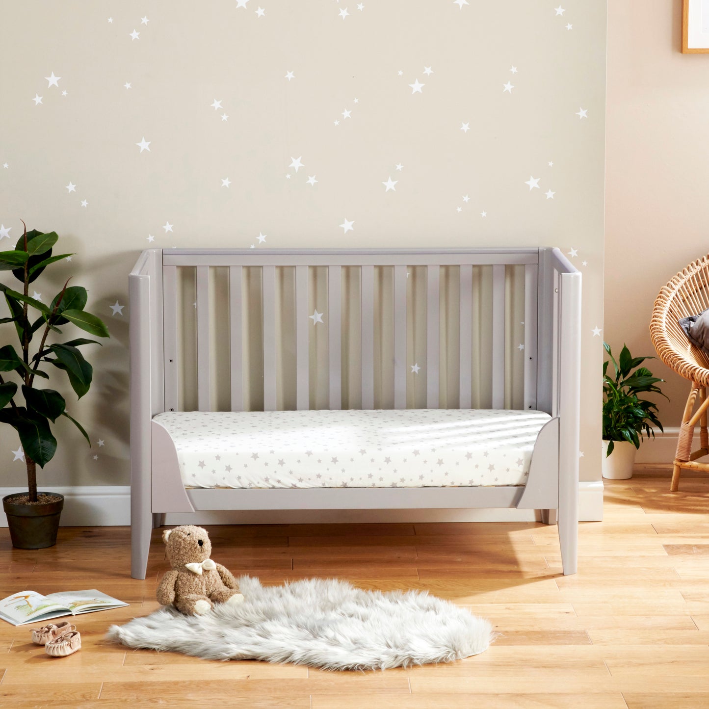 Iris Cot Bed - Grey