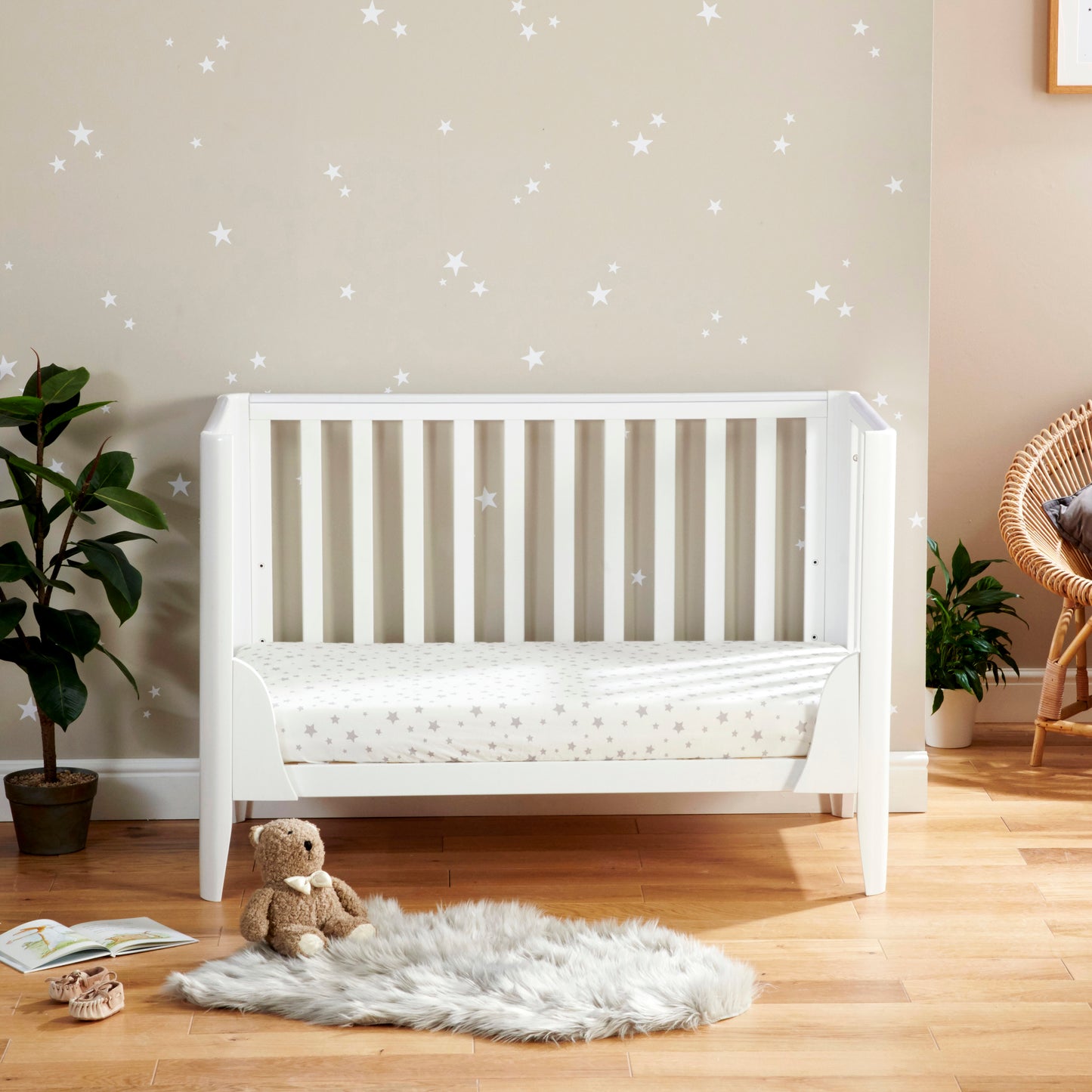 Iris Cot Bed - White