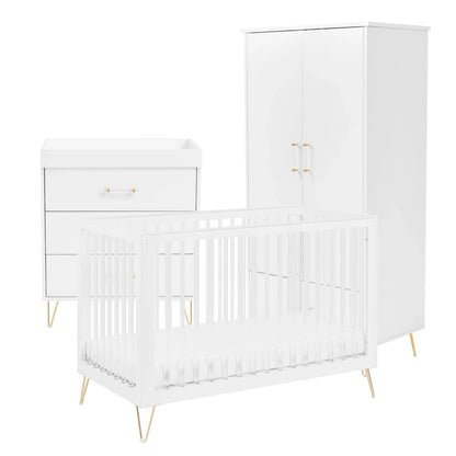 Kimi Acrylic 3 Piece Nursery Room Set