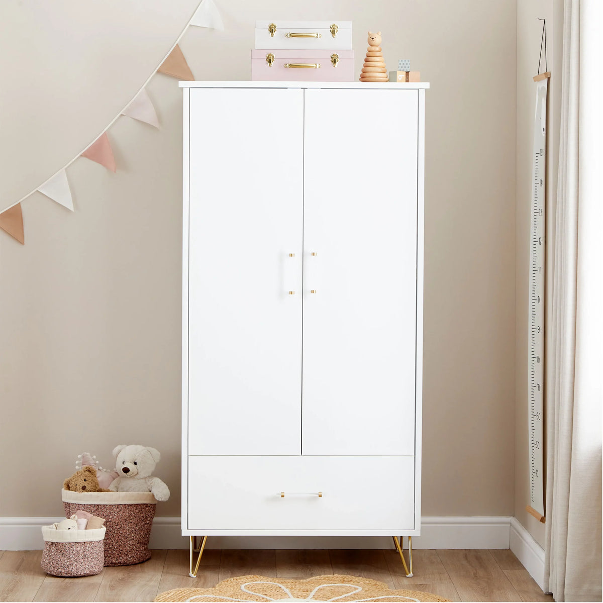 Kimi XL Acrylic 3 Piece Nursery Furniture Set