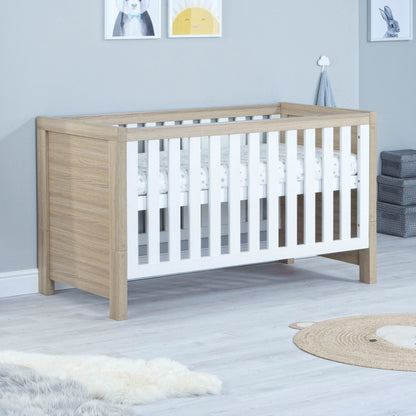 Luno 2 Piece Nursery Furniture Set - Oak White