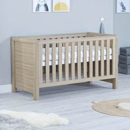 Luno Cot Bed - Oak