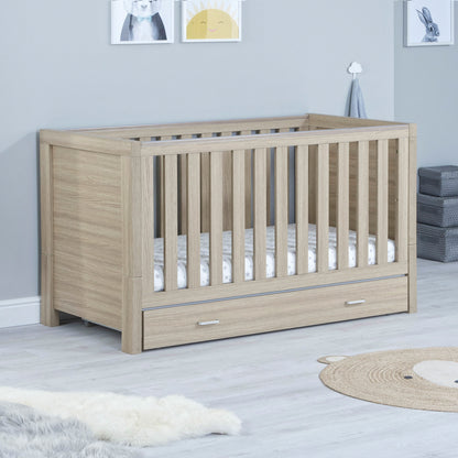 Luno Cot Bed - Oak