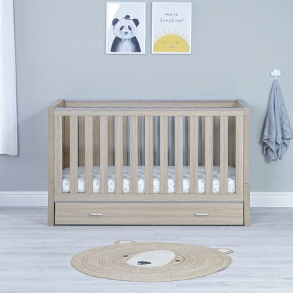 Luno Cot Bed - Oak