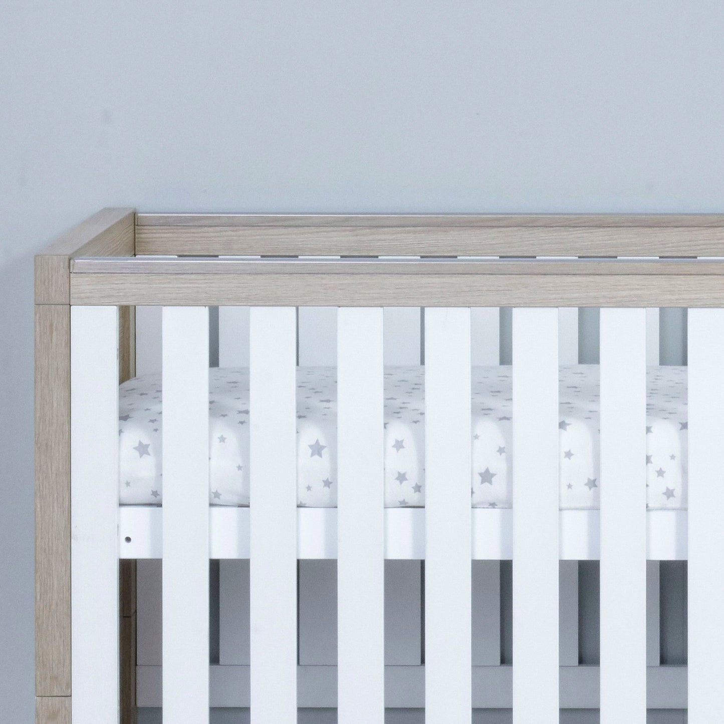 Luno Cot Bed - Oak White