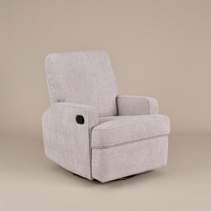 Madison Glider Recliner Chair - Chenille Marshmallow (2)