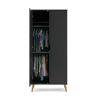 Maya Double Wardrobe - Slate (3)
