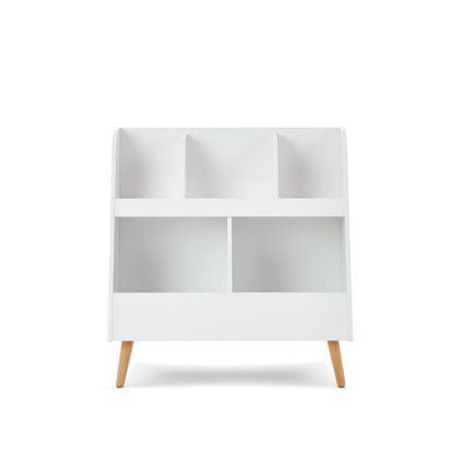 Maya Bookcase/Toy Storage - White With Natural (2)