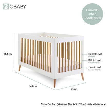 Maya 3 Piece Room Set - White With Natural (6)