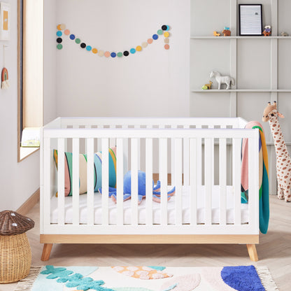 Mona 2 Piece Universal Nursery Furniture Set - White