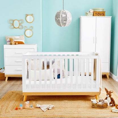 Mona 3 Piece Nursery Furniture Set - White