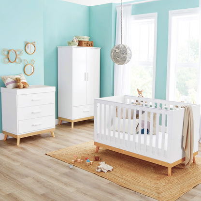Mona 3 Piece Nursery Furniture Set - White